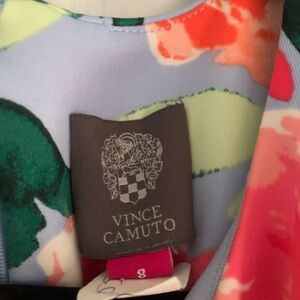 Vince Camuto Multicolor Floral Midi Dress